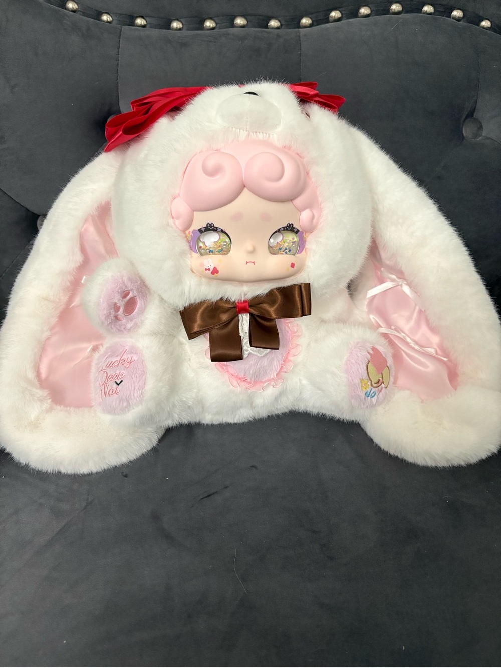 Lucky Deer Nai 600% Sweet Tea Bunny Plush - Full Of Peach Spirit